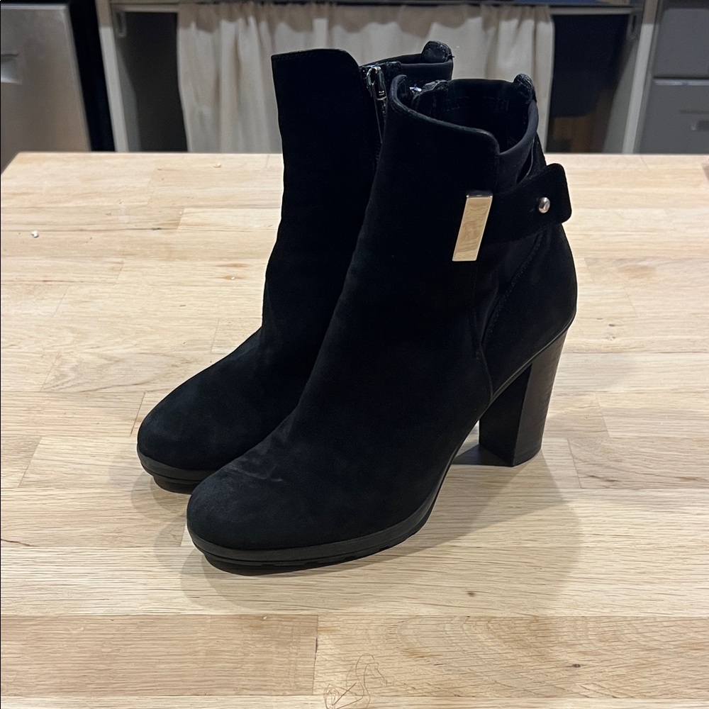 Aquatalia Black Ankle Booties
